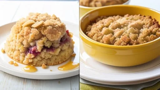 Des crumbles vos le dessert.