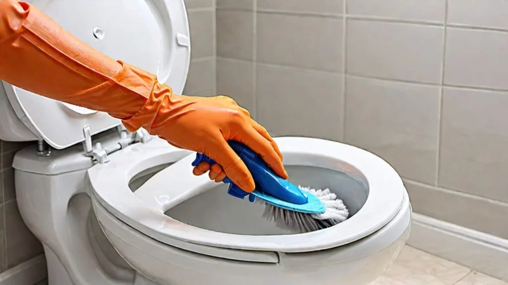 Détartrage des toilettes