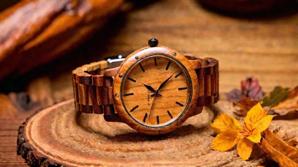 Découvrez la Montre en Bois Personnalisable 1 Une très belle montre en bois design