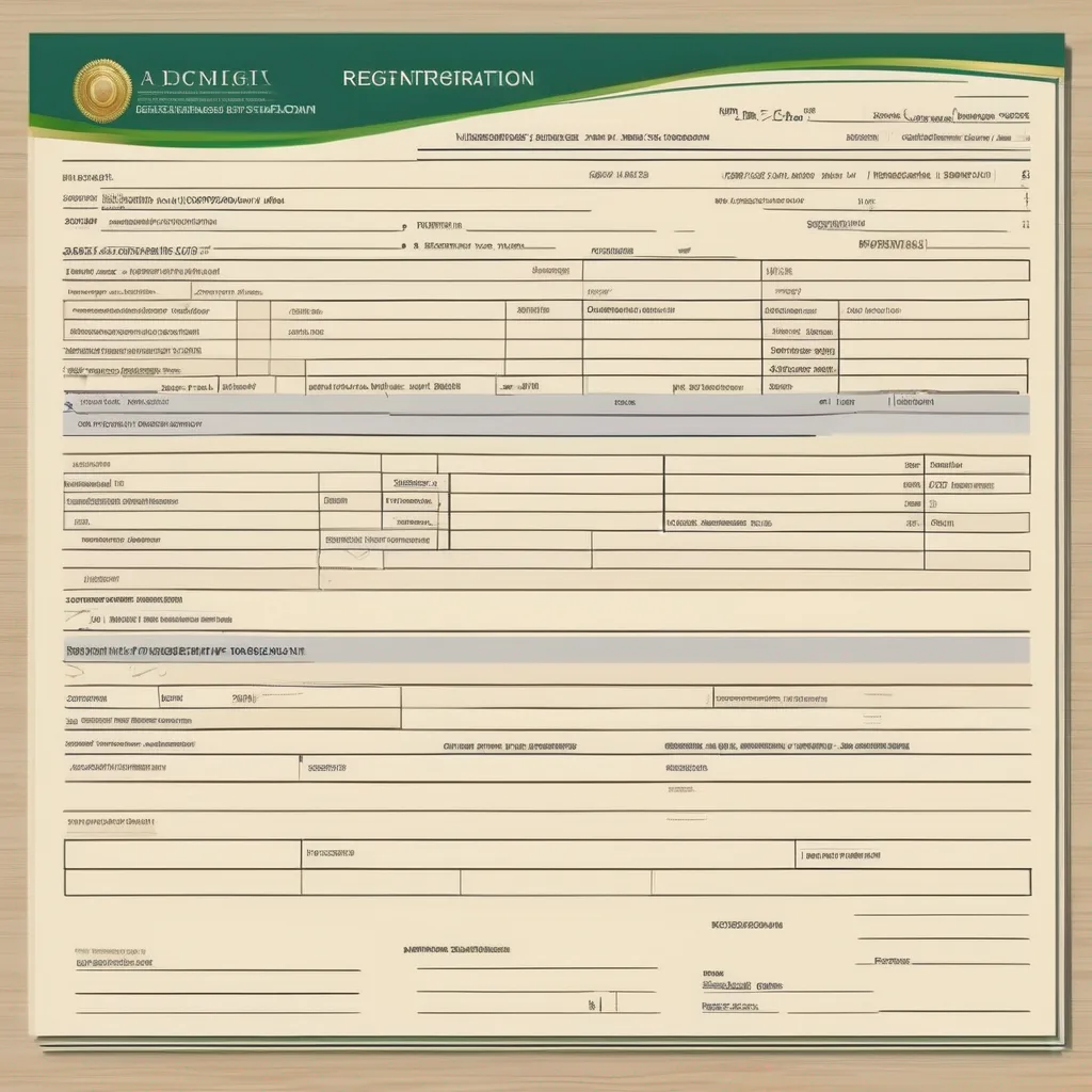 Formulaire administratif pour duplicata carte grise