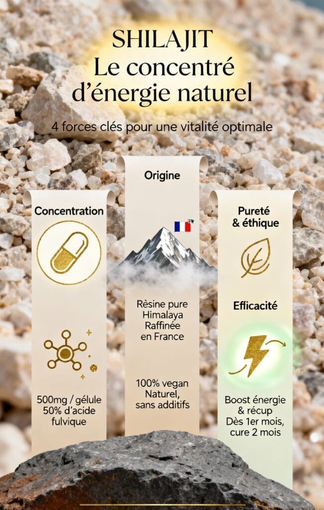 Infographie sur le Shilajit